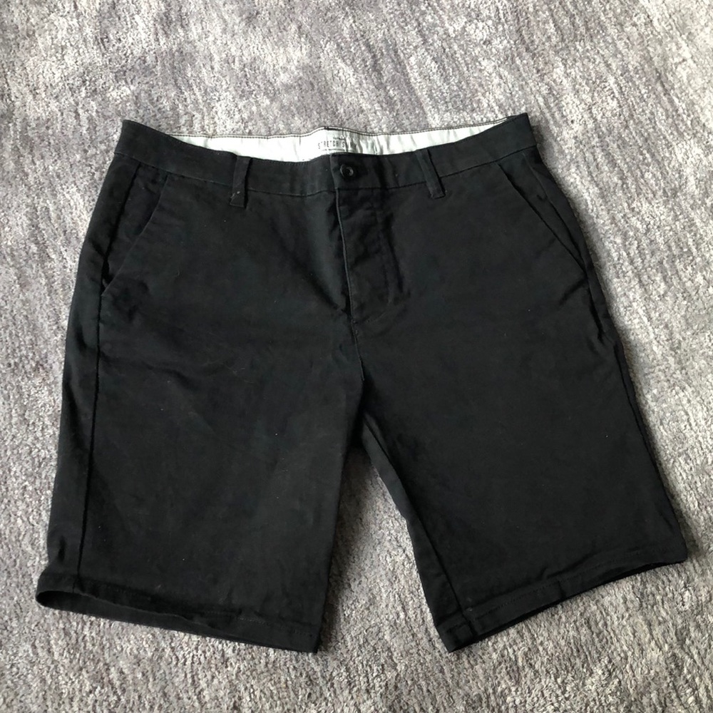 TopMan Black Stretch Skinny Shorts